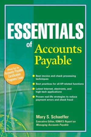 Essentials of Accounts Payable magazine reviews