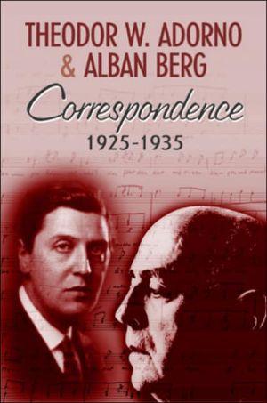 Correspondence: 1925-1935 book written by Alban Berg
