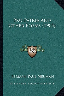 Pro Patria and Other Poems magazine reviews