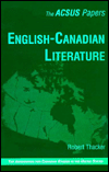 English-Canadian Literature book written by Robert Thacker
