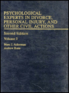 Psychological experts in divorce, personal injury, and other civil actions book written by MJ Ackerman