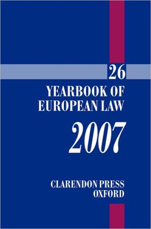 Yearbook of European Law 2007 magazine reviews