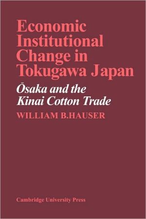 Economic Institutional Change in Tokugawa Japan magazine reviews