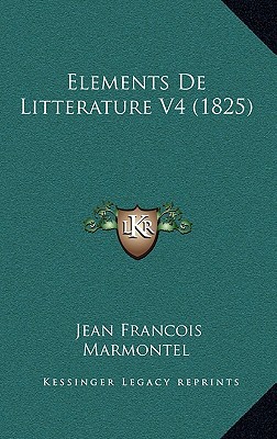 Elements de Litterature V4 (1825) magazine reviews
