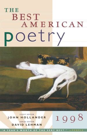 The Best American Poetry 1998 book written by John Hollander