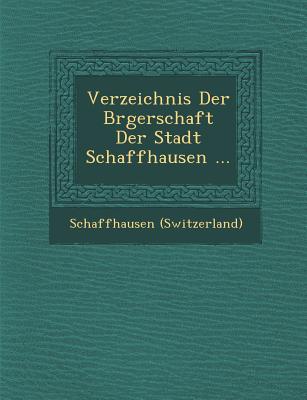 Verzeichnis Der B Rgerschaft Der Stadt Schaffhausen ... magazine reviews