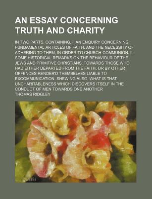 An  Essay Concerning Truth and Charity magazine reviews