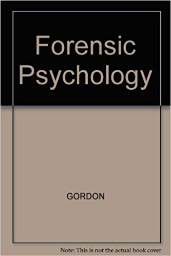 Forensic psychology book written by GORDON