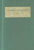 Current Biography Yearbook 1981 book written by Editor-Charles Moritz