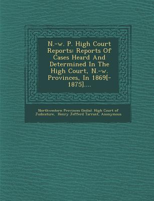N.-W. P. High Court Reports magazine reviews