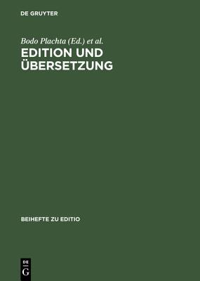 Edition und Übersetzung. Beihefte zu editio magazine reviews