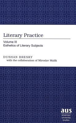 Esthetics of Literary Subjects magazine reviews