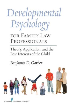 Developmental Psychology for Family Law Professionals magazine reviews