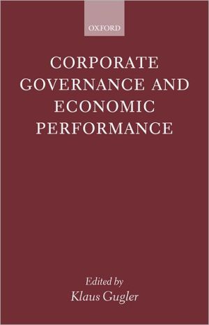 Corporate Governance and Economic Performance magazine reviews