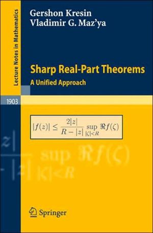 Sharp Real-Part Theorems magazine reviews