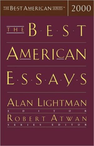 Best Amer Essays 00 Pa book written by Lightman