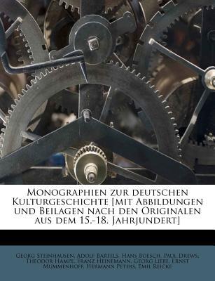 Monographien Zur Deutschen Kulturgeschichte magazine reviews