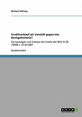 Kreditverkauf ALS Versto Gegen Das Bankgeheimnis? magazine reviews