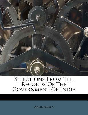 Selections from the Records of the Government of India magazine reviews