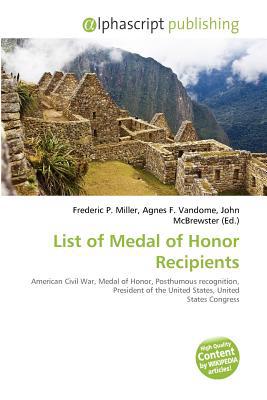 List of Medal of Honor Recipients magazine reviews