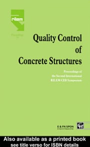 Quality Control of Concrete Structures book written by Edited by H. Lambotte