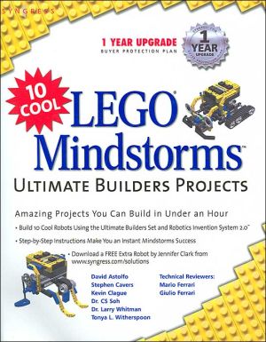 10 Cool LEGO MINDSTORMS Ultimate Builders Projects book written by Mario Ferrari
