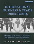 International Business and Trade Directories A Worldwide Directory of Directories and Other ... magazine reviews