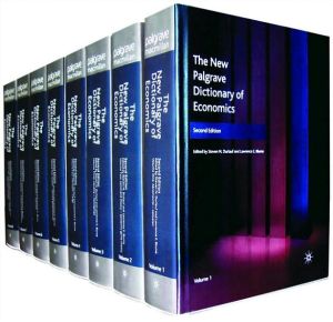 New Palgrave Dictionary of Economics book written by Steven N. Durlauf