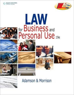 Law for Business and Personal Use book written by John E. Adamson