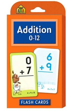 Addition 0-12 Flash Cards book written by School Zone Publishing