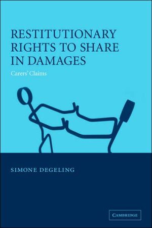 Restitutionary Rights to Share in Damages magazine reviews