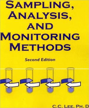 Sampling, analysis, and monitoring methods book written by C. C. Lee