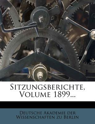 Sitzungsberichte, Volume 1899... magazine reviews