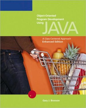 Object-Oriented Program Development Using Java: A Class-Centered