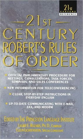 Twenty-First Century Roberts Rules of Order magazine reviews