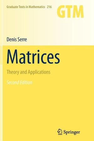 Matrices: Theory and Applications magazine reviews