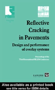 Reflective Cracking in Pavements book written by Edited by E. Beuving