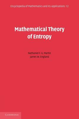 Mathematical Theory of Entropy magazine reviews
