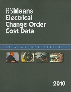Electrical Change Order Cost Data book written by RSM ENG