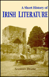 A short history of Irish literature book written by Seamus Deane