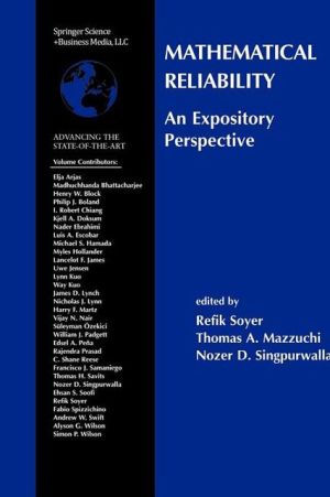 Mathematical Reliability: An Expository Perspective book written by R. Soyer