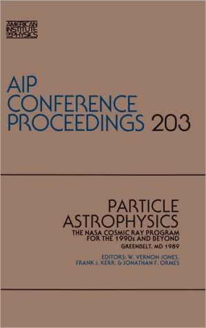Particle astrophysics book written by Jones