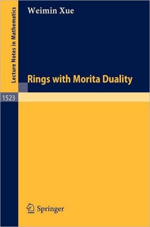 Rings with Morita Duality magazine reviews
