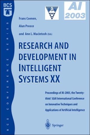 Research and Development in Intelligent Systems XX magazine reviews