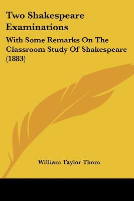 Two Shakespeare Examinations magazine reviews