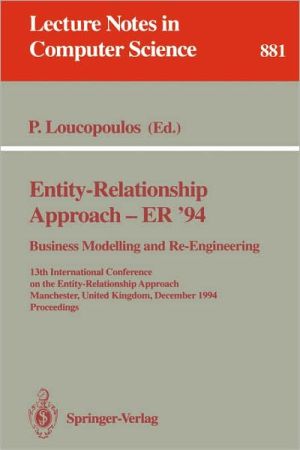 Entity-Relationship Approach - ER '94. Business Modelling and Re-Engineering magazine reviews