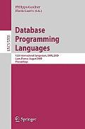 Database Programming Languages magazine reviews