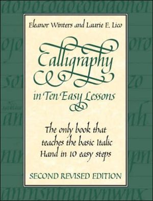 Calligraphy in Ten Easy Lessons, Absolute beginners can learn how to get started on the basic Italic hand in this practical guide. Detailed discussions cover spacing and connecting letters; forming words and sentences; drawing swash capitals; changing nibs; using color; making correcti, Calligraphy in Ten Easy Lessons