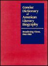 Concise Dictionary of American Literary Biography: Broadening Views, 1968-1988 book written by Matthew Joseph Bruccoli