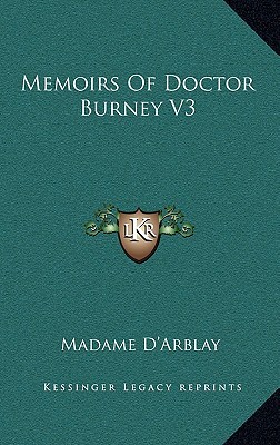 Memoirs of Doctor Burney V3 magazine reviews